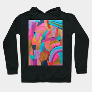 Bright Expressive Abstract Hoodie